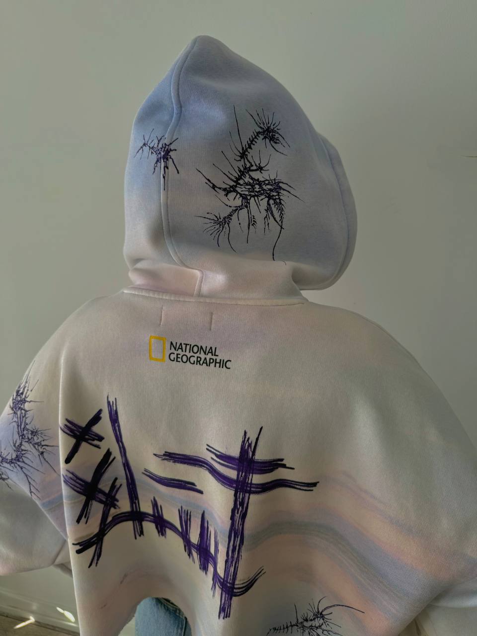 reworked crop Hoodie