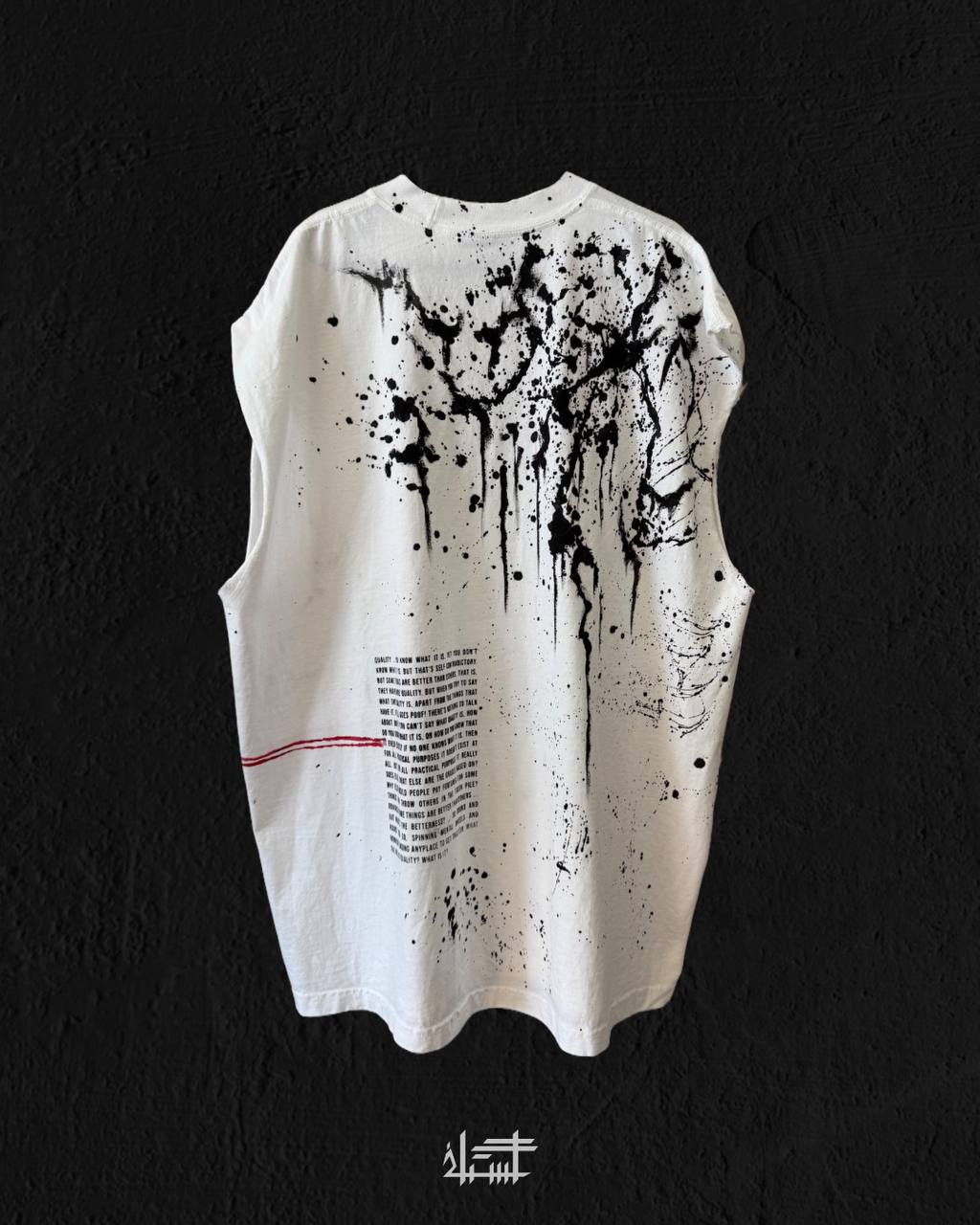 CR4CK statement sleeveless T