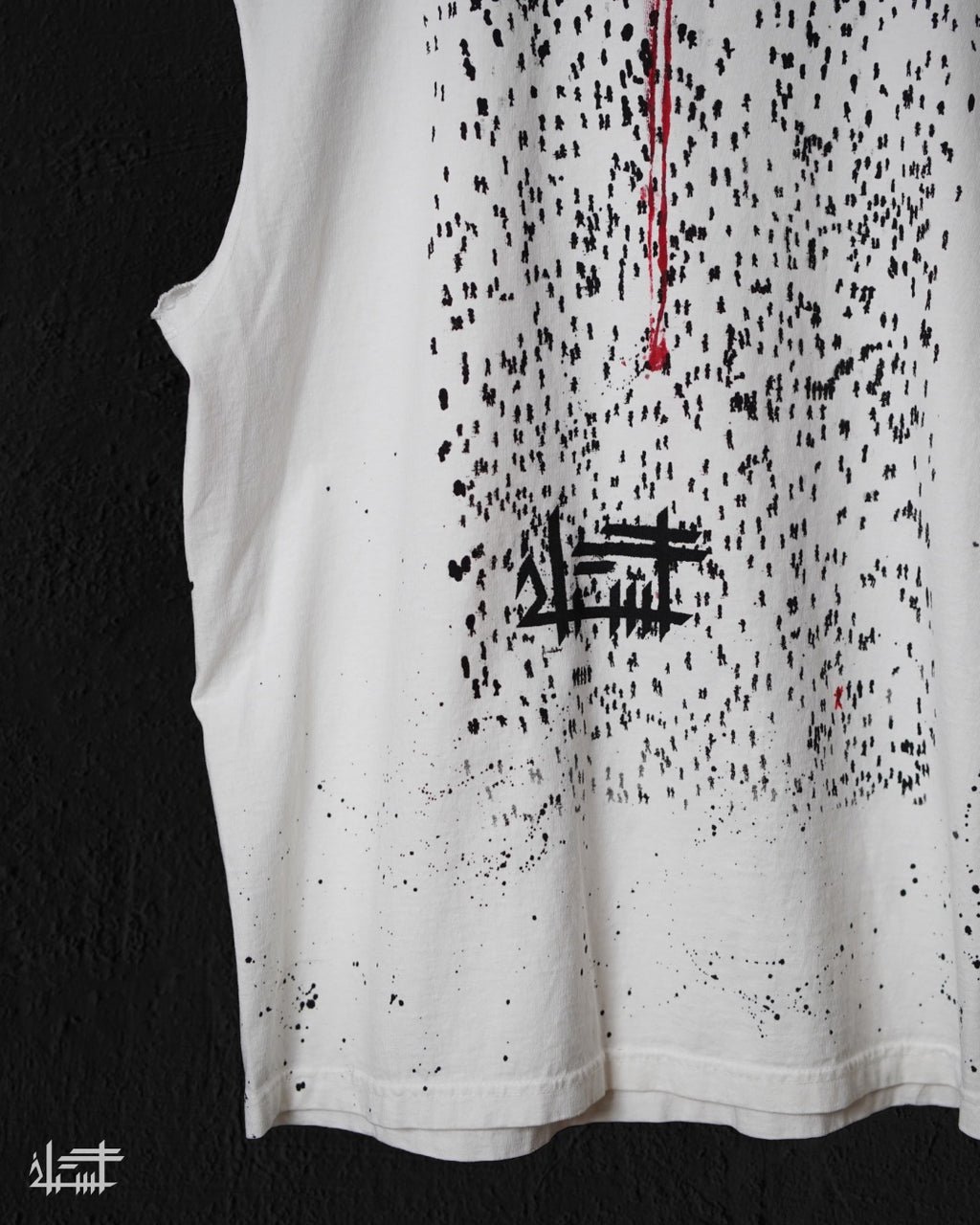 CR4CK statement sleeveless T