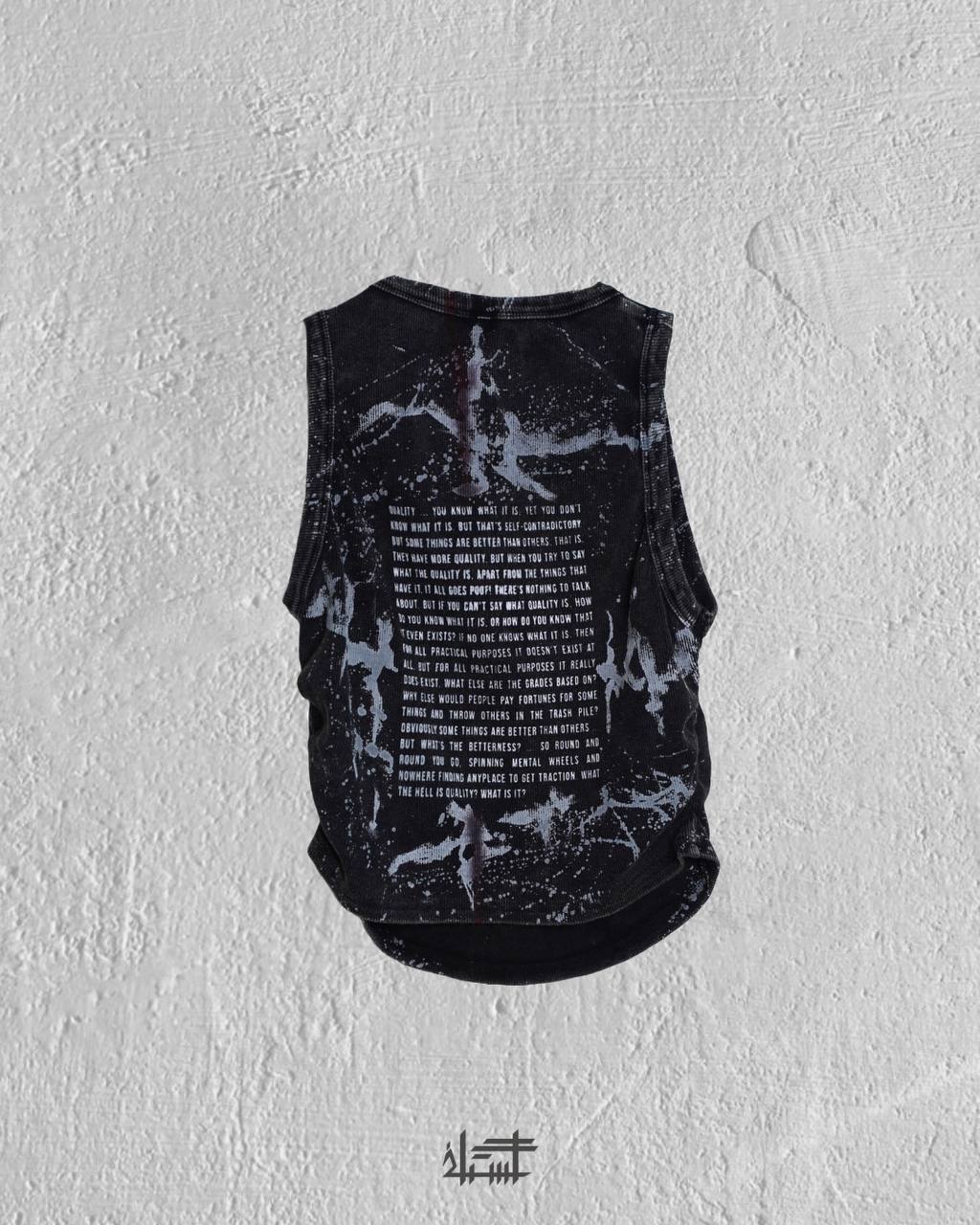 CR4CK statement grey Tank