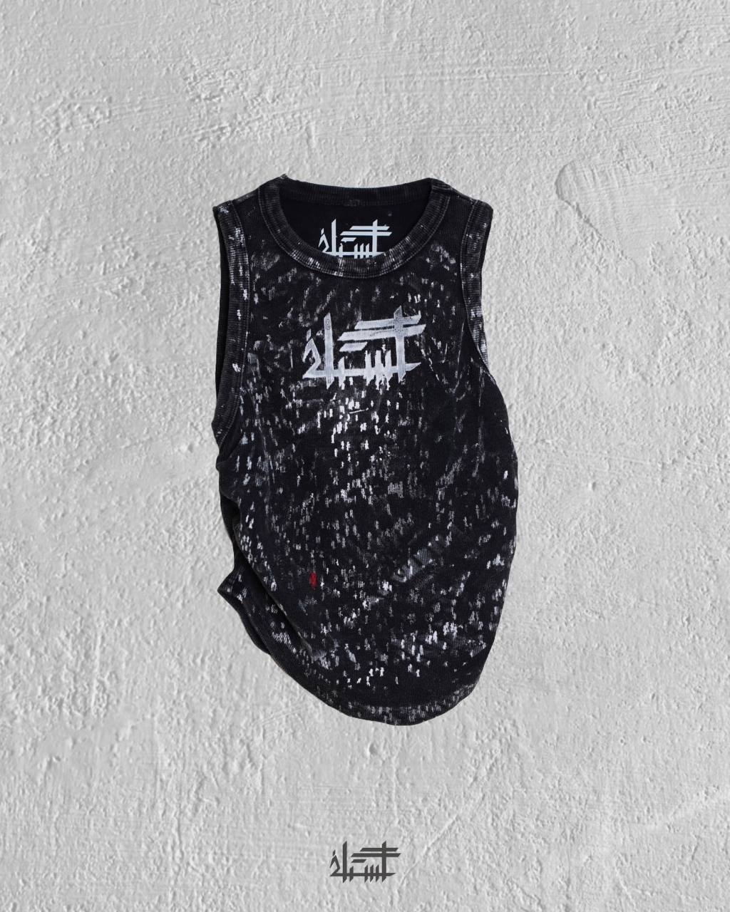 CR4CK statement grey Tank