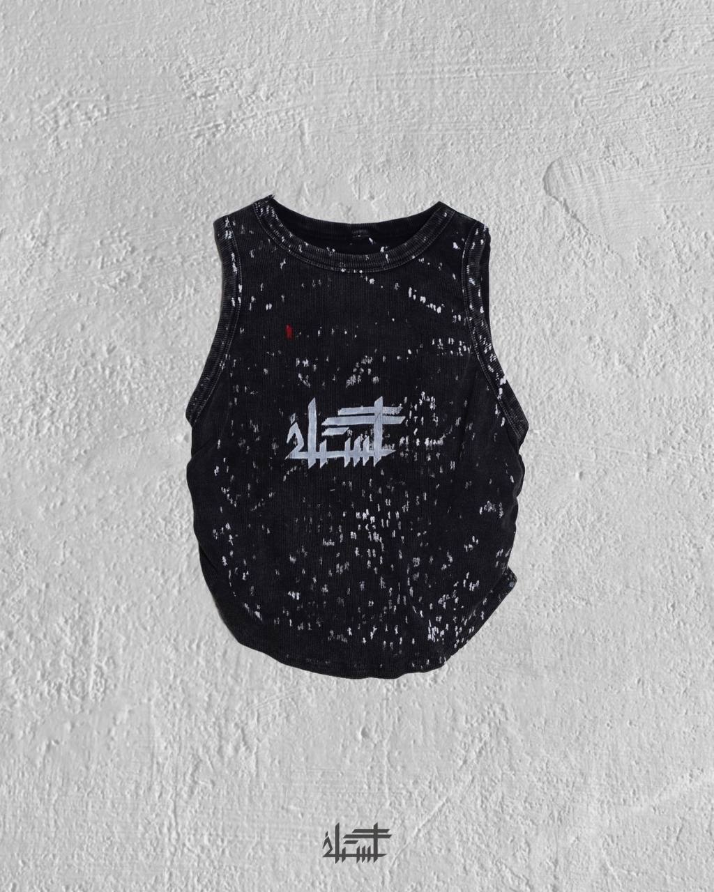 CR4CK statement grey Tank