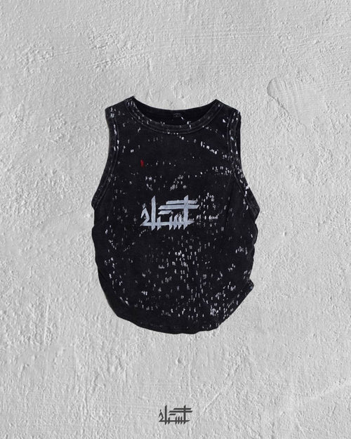 CR4CK statement grey Tank